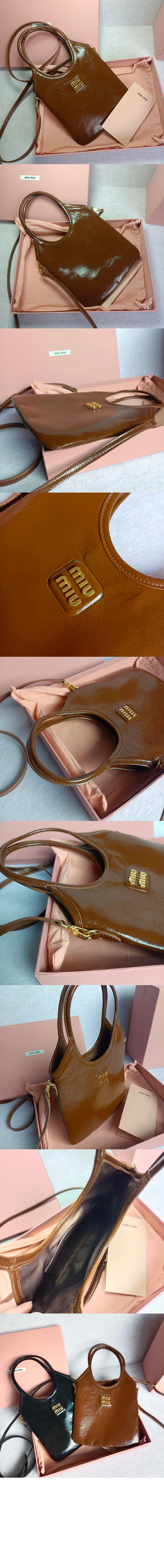 나플락 페이턴트 가죽 아이비백 (가로20cm X 세로24cm) 상세