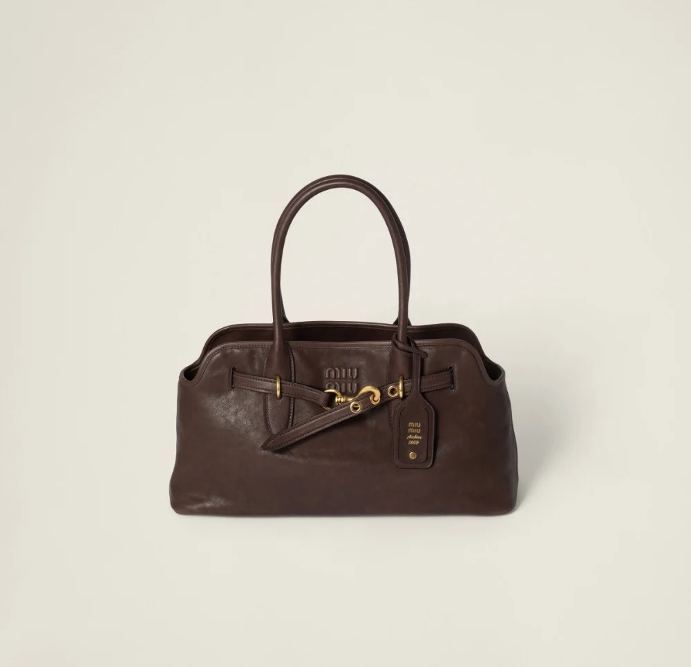 나파 레더 핸드백 (3color)