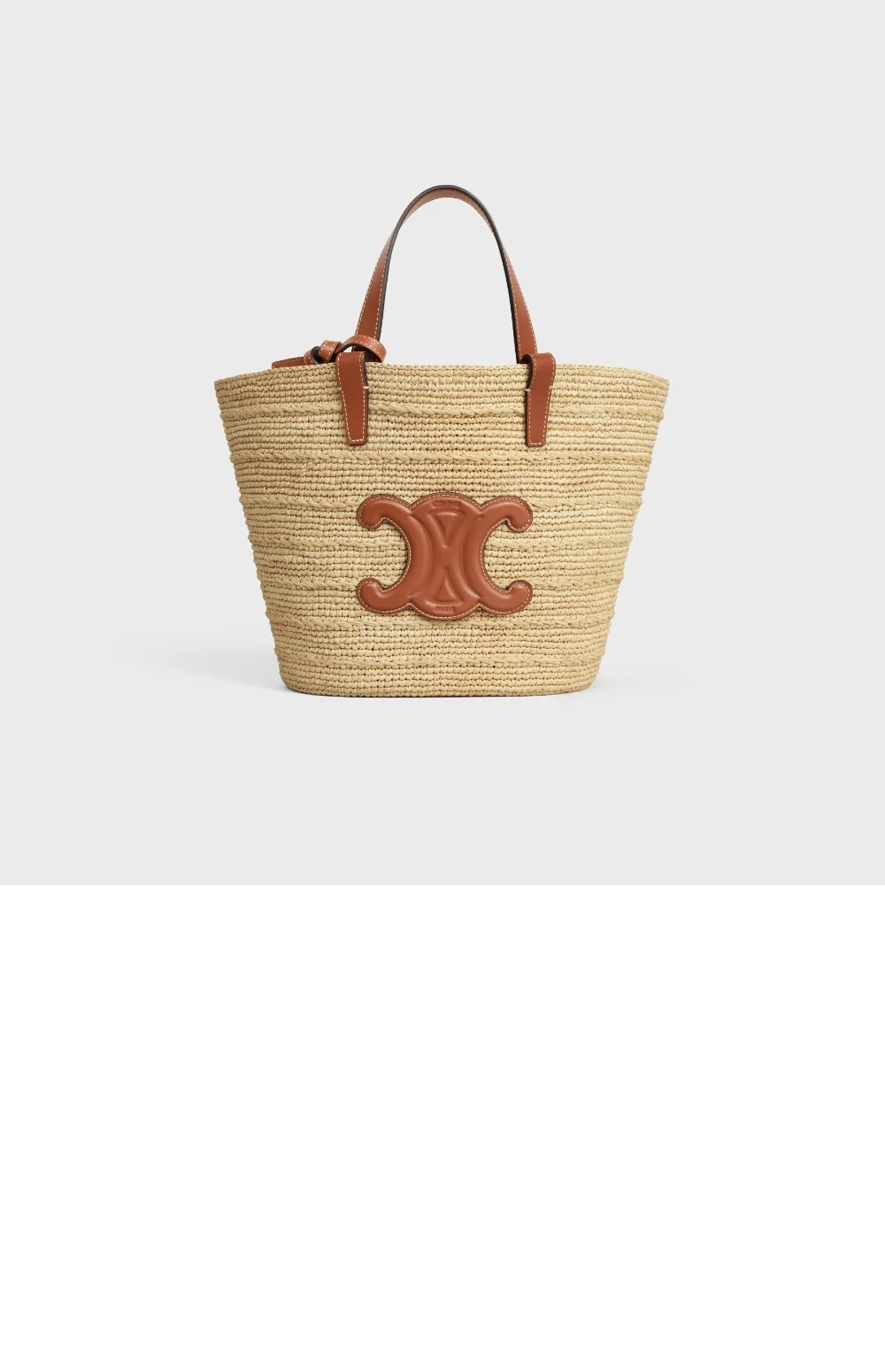 트리오페 틴 라피아 버킷백 (3color) 상세