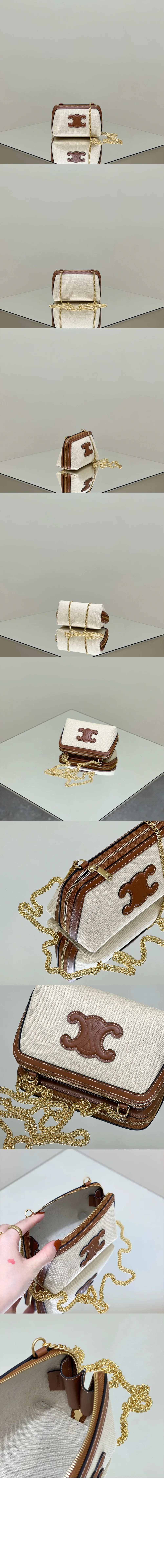 트리오페 미니 체인백 (12cm X 11cm X 8cm) 상세