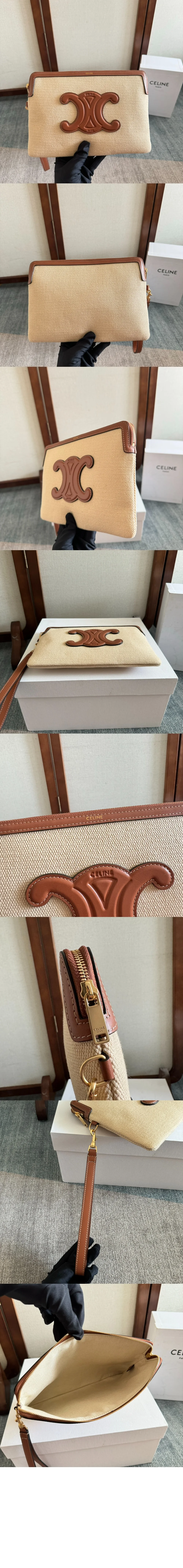 트리오페 클러치 (25cm X 17.5cm X 1cm) 상세