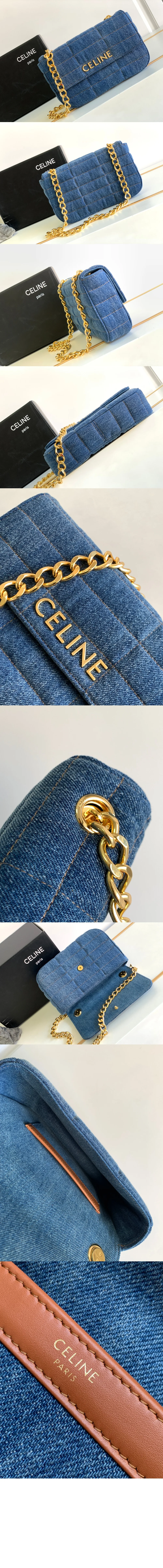 모노크롬 마틀라세 체인 숄더백 (24cm X 15cm X 5cm) 상세