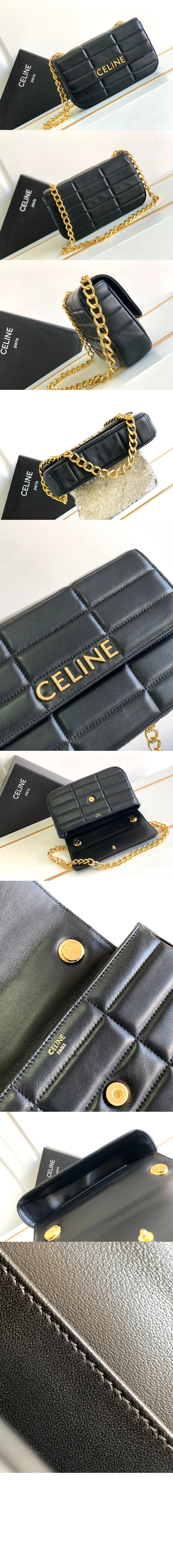 모노크롬 마틀라세 체인 숄더백 (4color) 상세