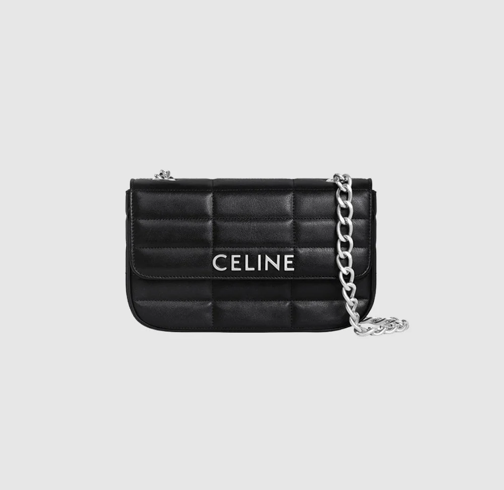 노크롬 마틀라세 체인 숄더백 (24cm X 15cm X 5cm)