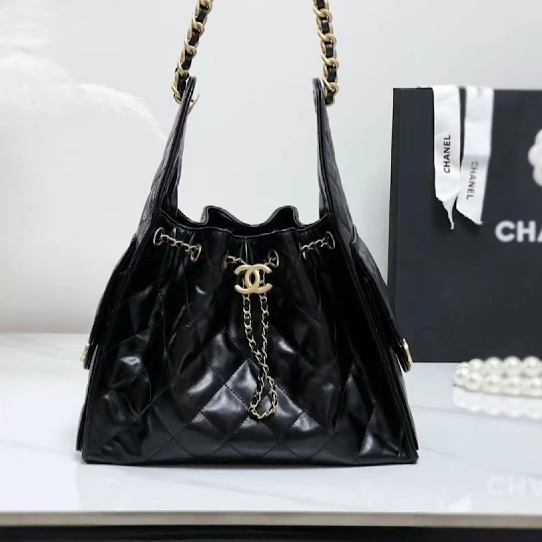 25c 뉴 호보백 블랙 카프스킨