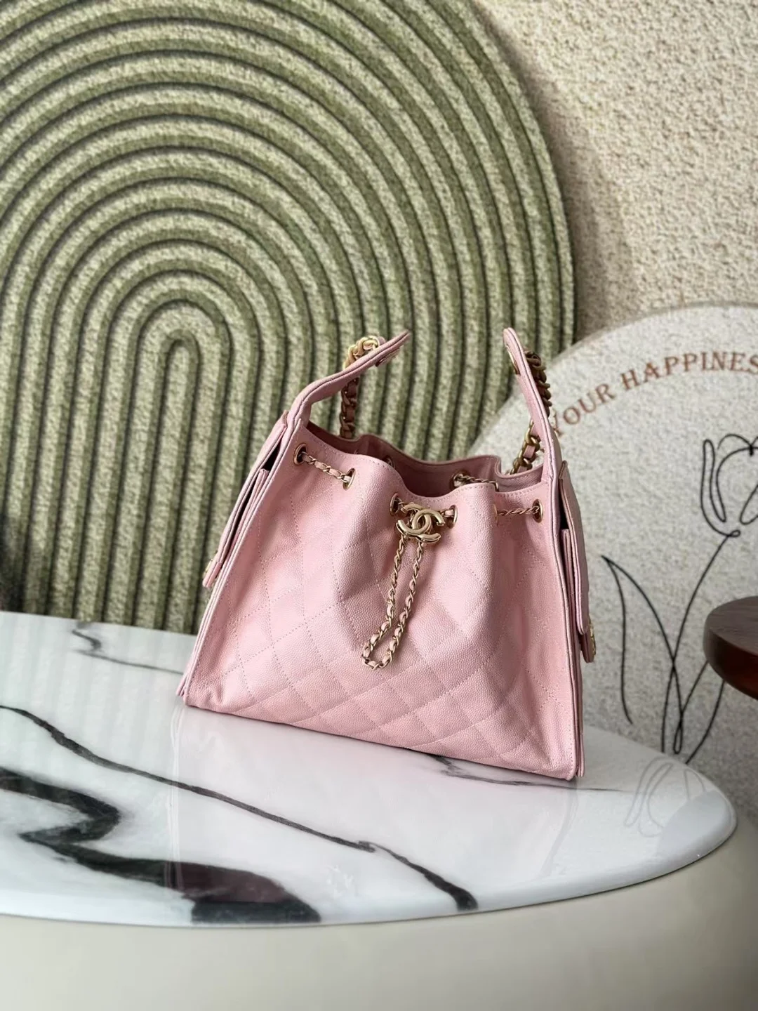 25c 뉴 호보백 핑크