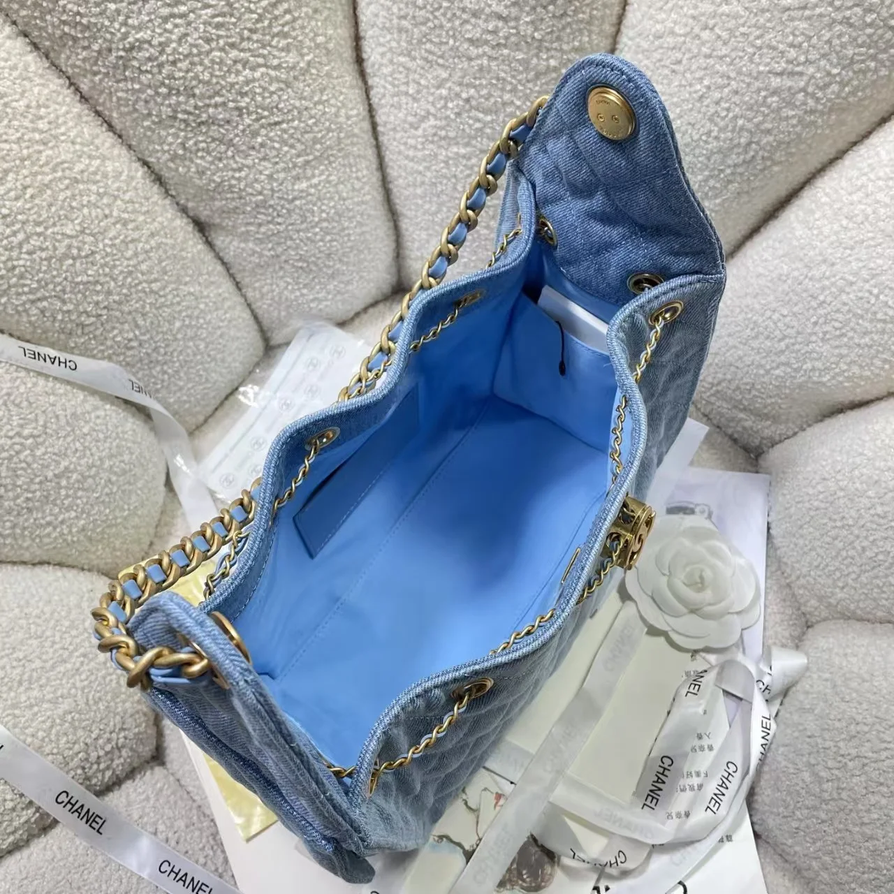 25c 뉴 호보백 데님 상세