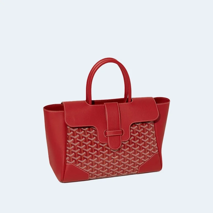 카바스 사이공 토트백 레드  ( 34cm X 24cm X 18cm ) 상세