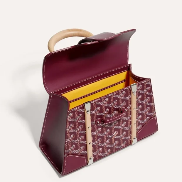 스트럭쳐 사이공 미니백 버건디  (20cm X 15cm X 7.5cm) 상세