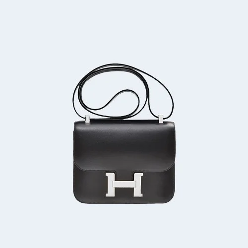 콘스탄스 18 Noir Boxcalf 백