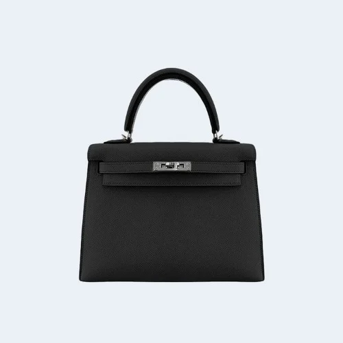 켈리백 25 Noir epsom 백