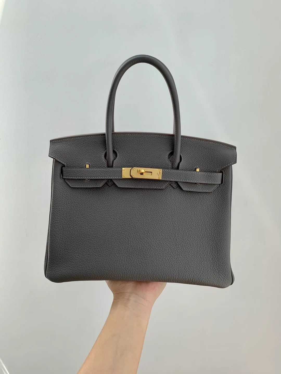 버킨 30 Gris etain 토고 백 상세