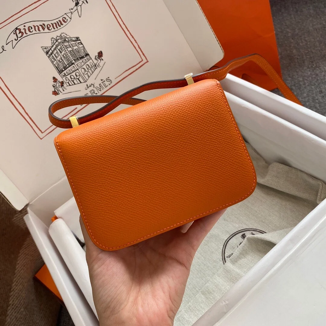 콘스탄스 14 Orange Epsom 백 상세