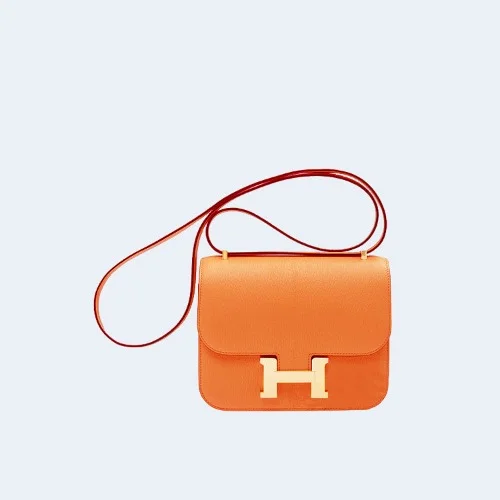 콘스탄스 14 Orange Epsom 백