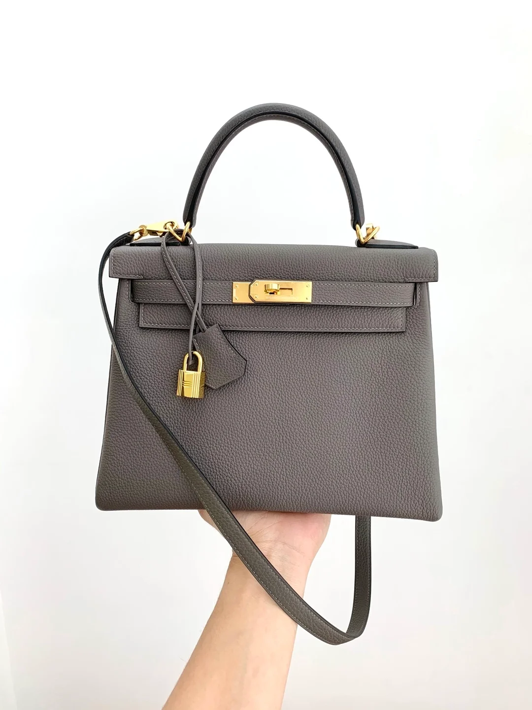 켈리백 28 Gris etain 백 상세