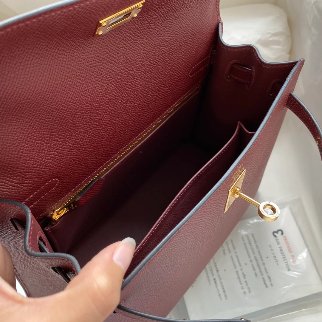 켈리백 25 Bordeaux 백 상세