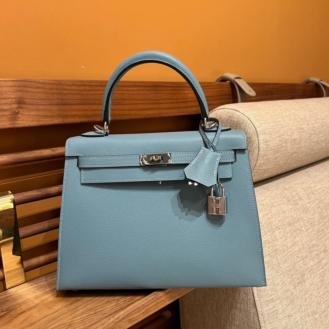켈리백 25 Blue ciel Epsom 백 상세