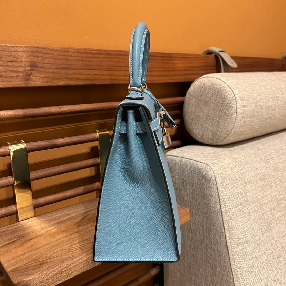 켈리백 25 Blue ciel Epsom 백 상세