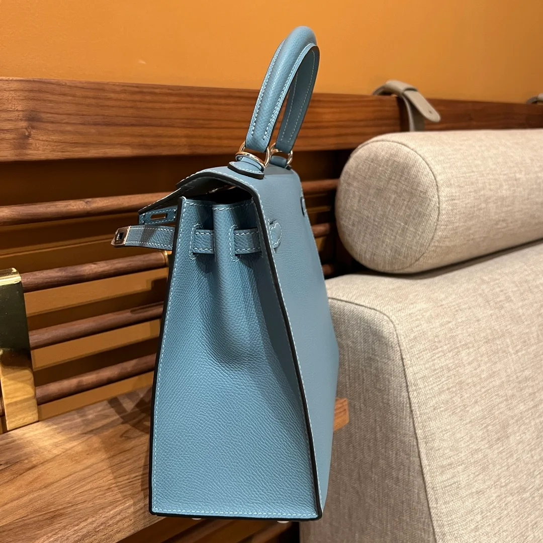 켈리백 25 Blue ciel Epsom 백 상세