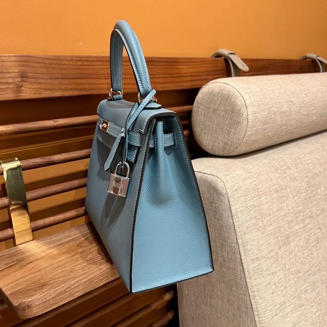 켈리백 25 Blue ciel Epsom 백 상세