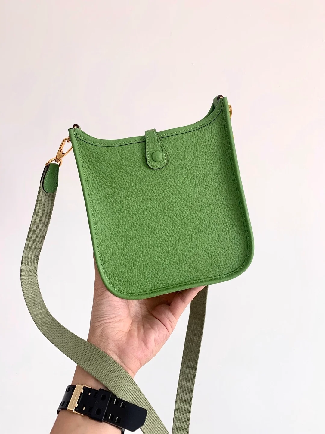 에블린 TPM 애플 그린 백 상세