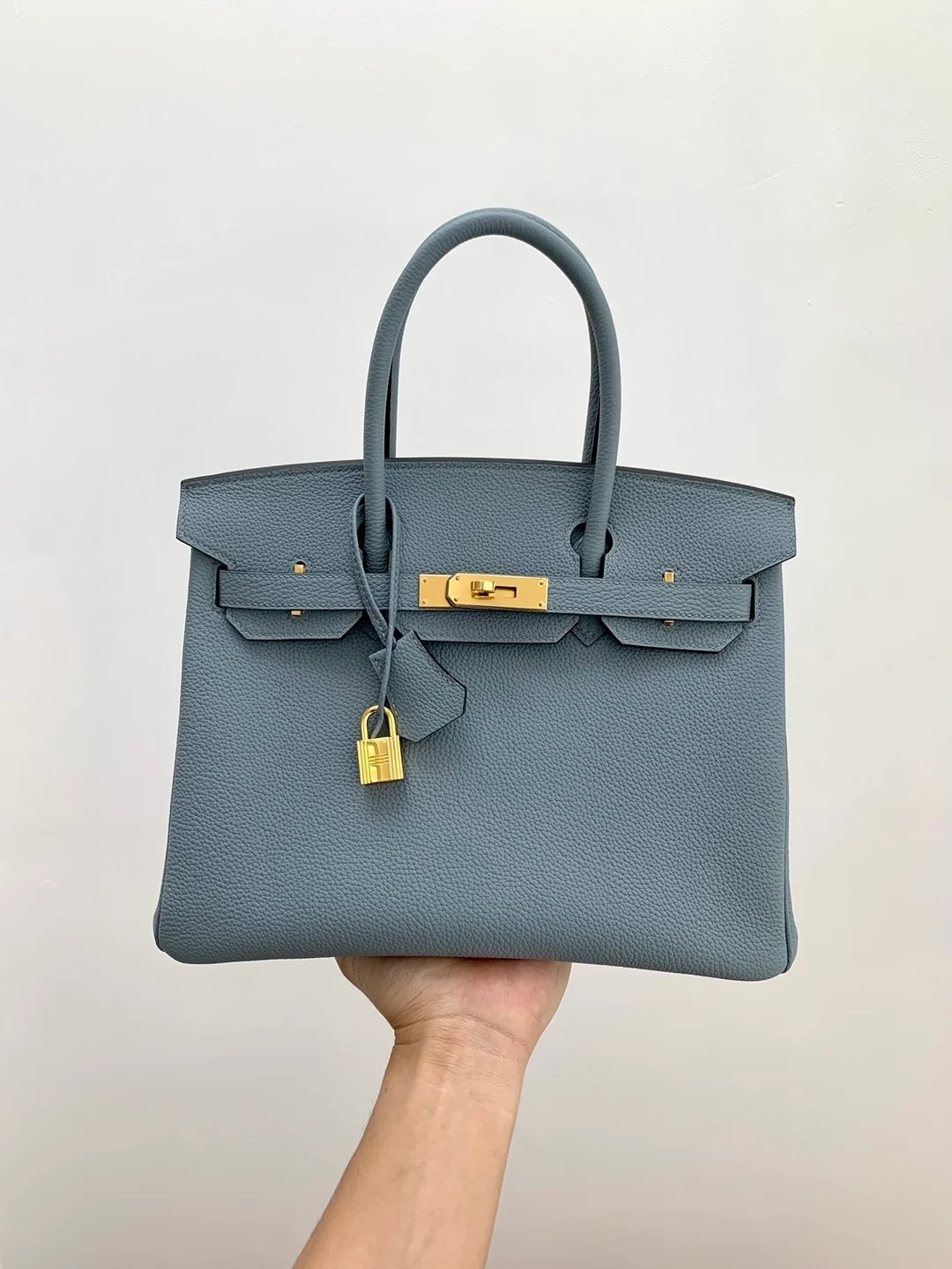 버킨 30 Blue lin 토고 백 상세