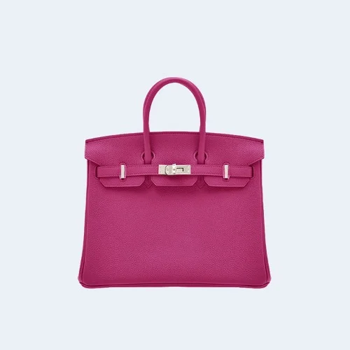 버킨 25 Rose pourpre 토고 백
