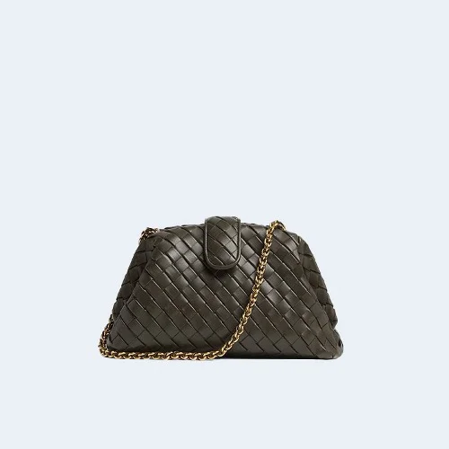 틴 체인 로렌 1980 백 카키