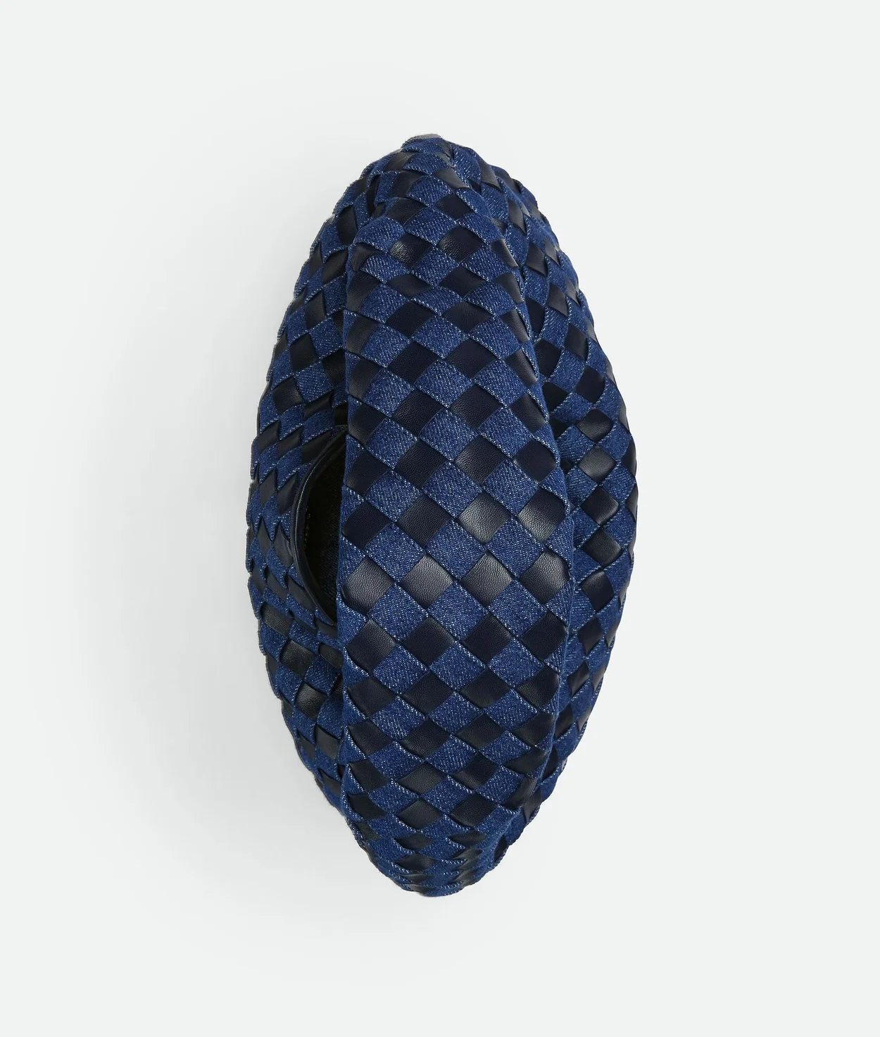 인트레치아토 스몰 홉 숄더백 데님 블루 상세