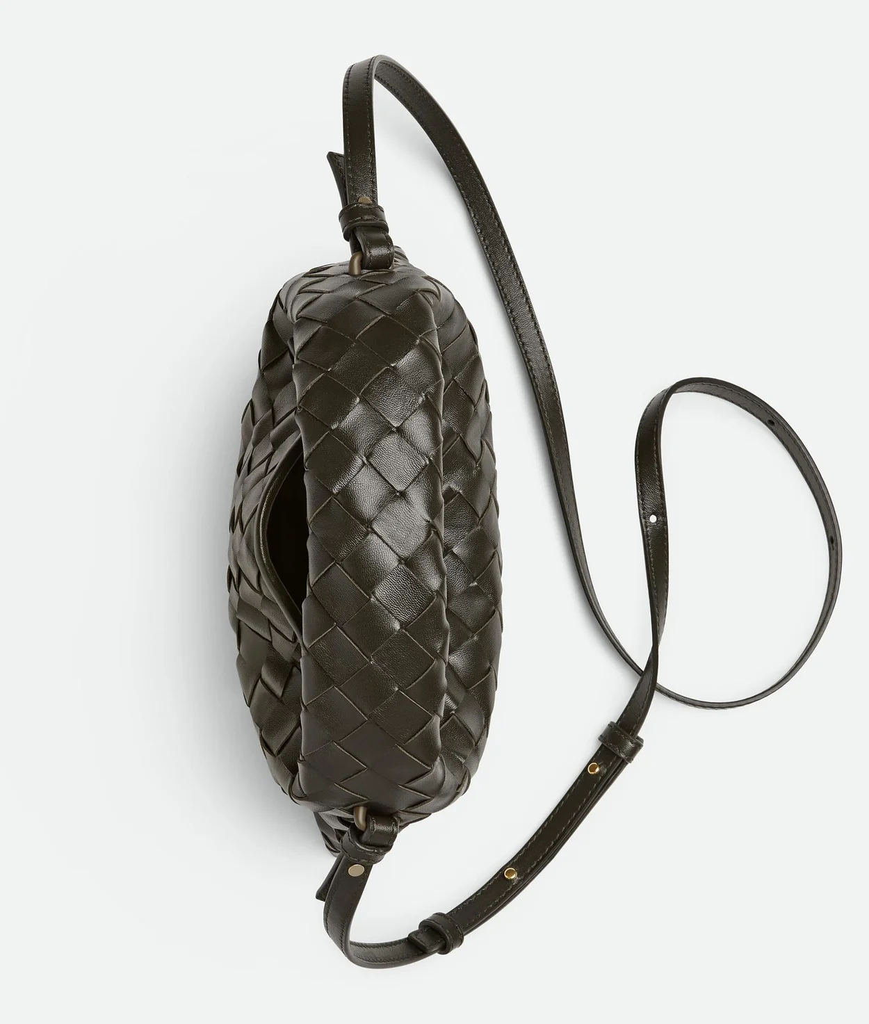 인트레치아토 미니 홉 백 카키 상세