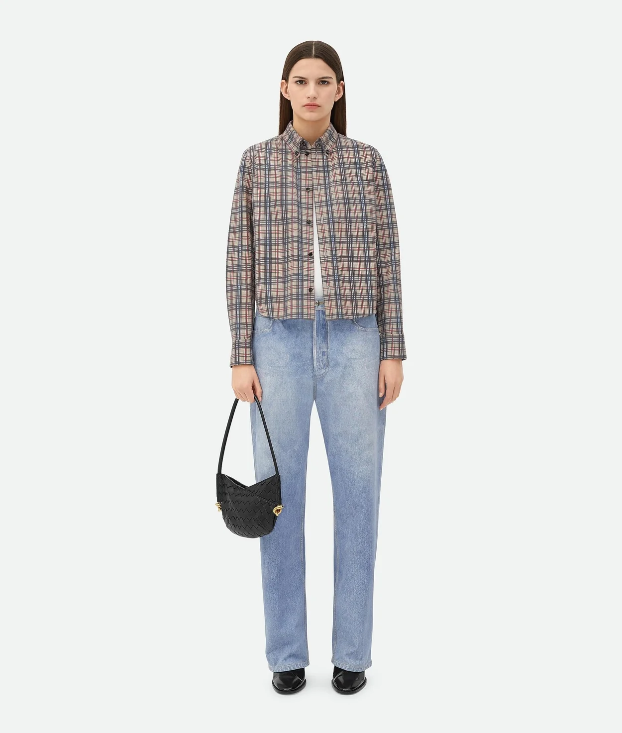 인트레치아토 미니 솔스티스 숄더백 블랙 상세