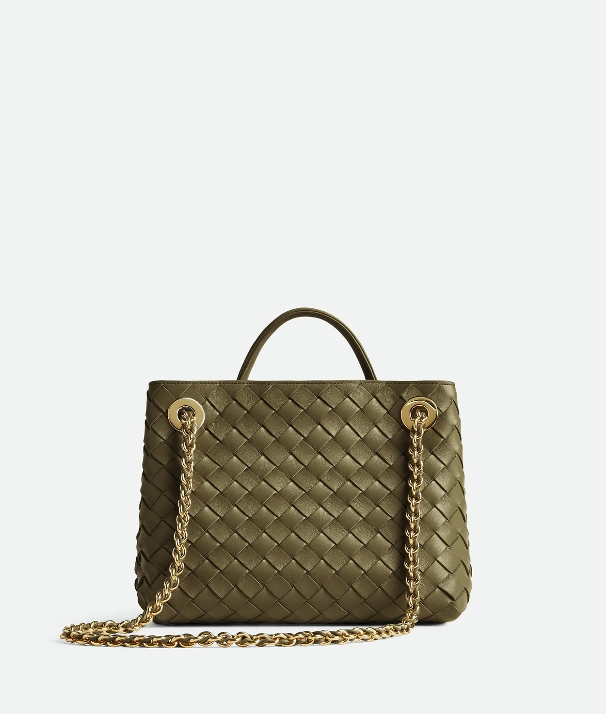 스몰 체인 안디아모 백 카키 상세