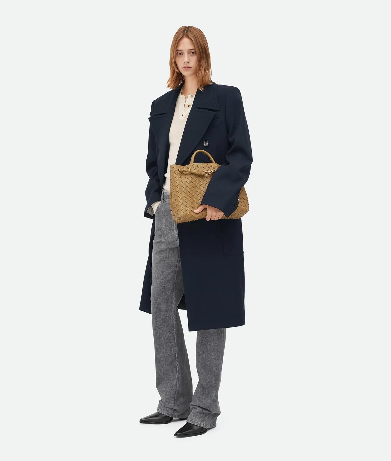 미디엄 안디아모 핸들 백 샌드 상세