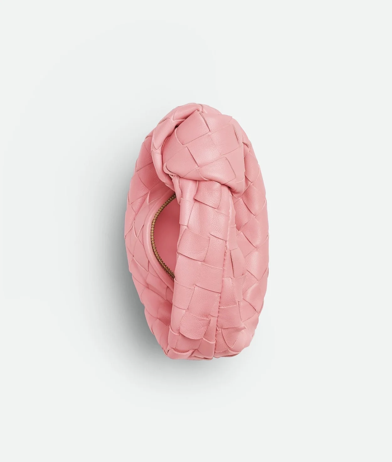 미니 레더 조디백 리본 핑크 상세