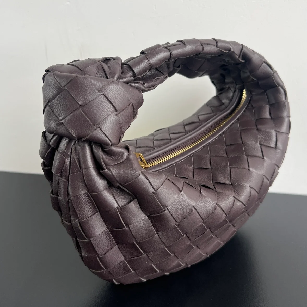 미니 레더 조디백 그레이프 상세