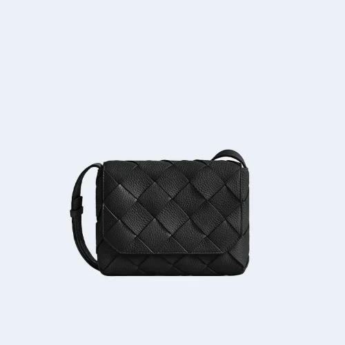 그레인 인트레치오 디아고 크로스바디 백 블랙