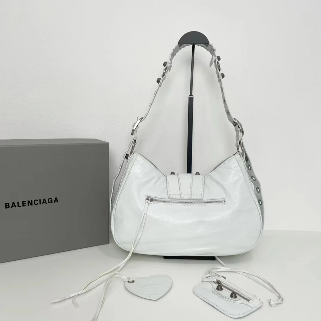 미디엄 르 카골 핸드백 화이트 상세