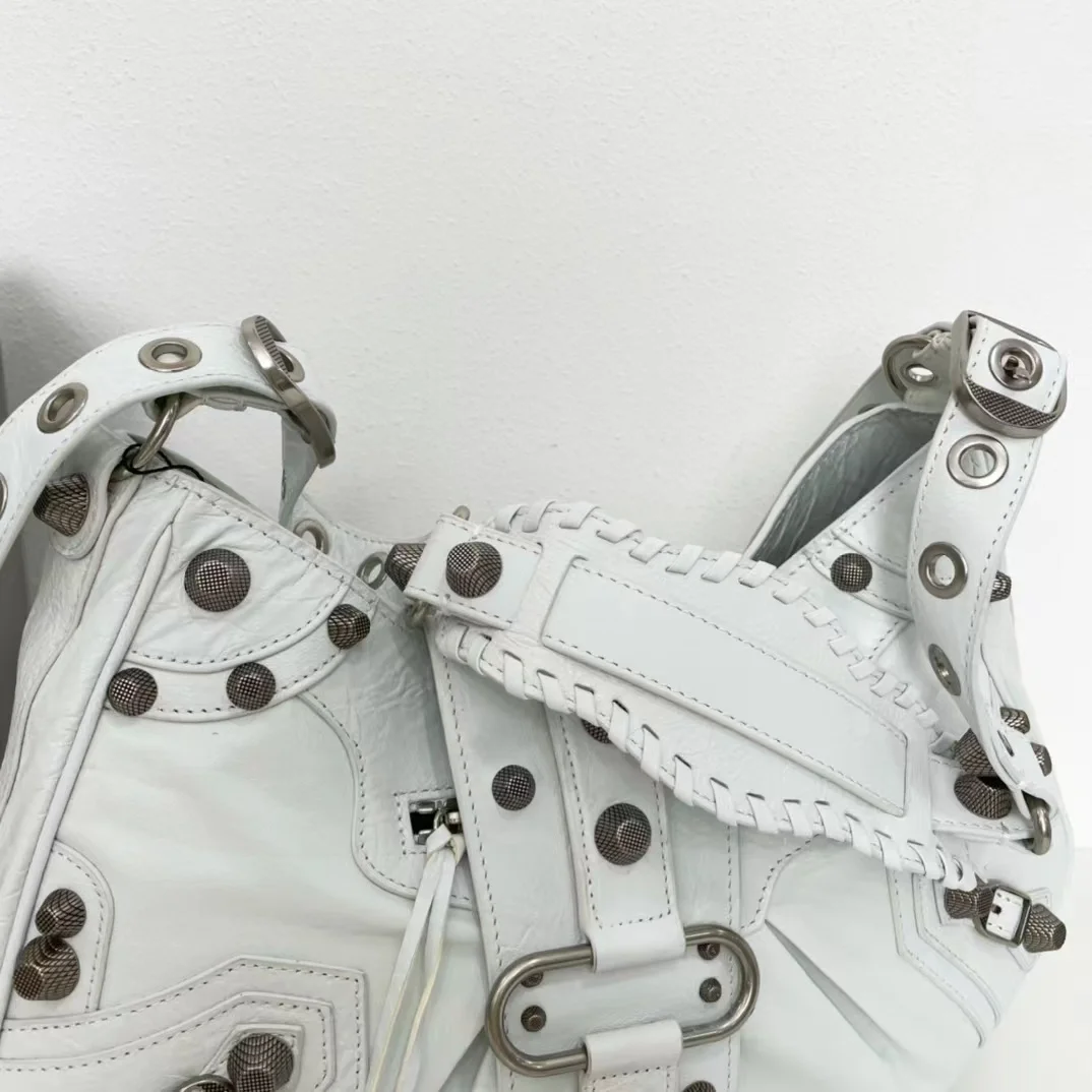 미디엄 르 카골 핸드백 화이트 상세