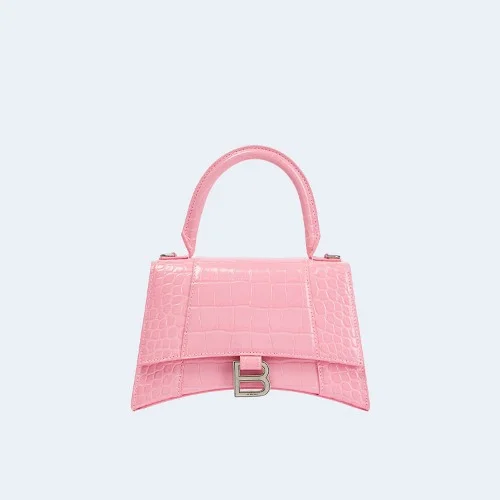 아워글래스 스몰 크로스백 핑크