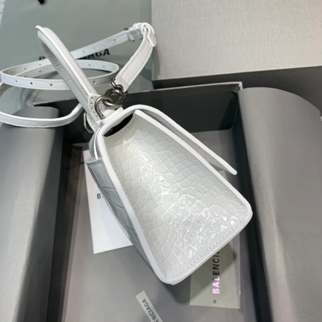 아워글래스 미니 레더 크로커다일 상세