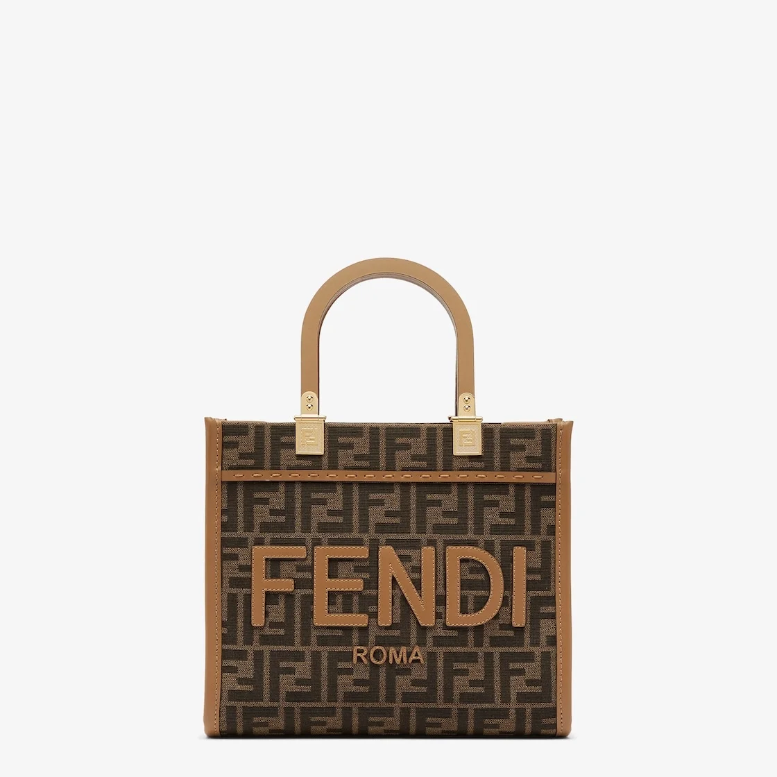 선샤인 브라운 FF 자카드 패브릭 스몰 (25.5 * 22.5cm) 상세