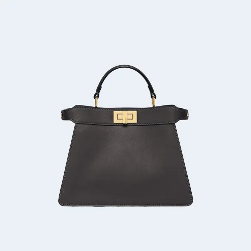 피카부 로즈 I SEE U 미디엄 백 블랙 (33cm X 25cm X 12cm)