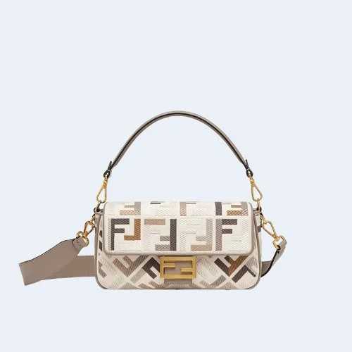 바게트 FF 멀티 컬러 캔버스백