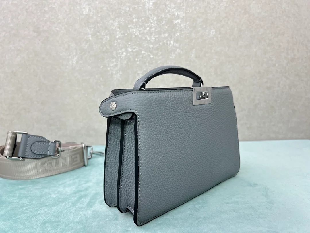 피카부 I SEE U 레더백 라이트 그레이 상세