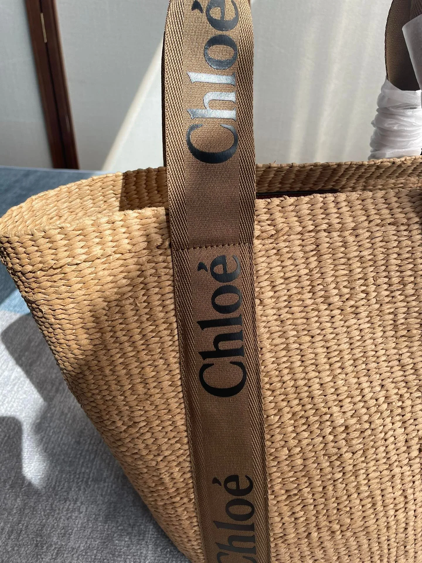 라피아 우디 토트백_1 상세