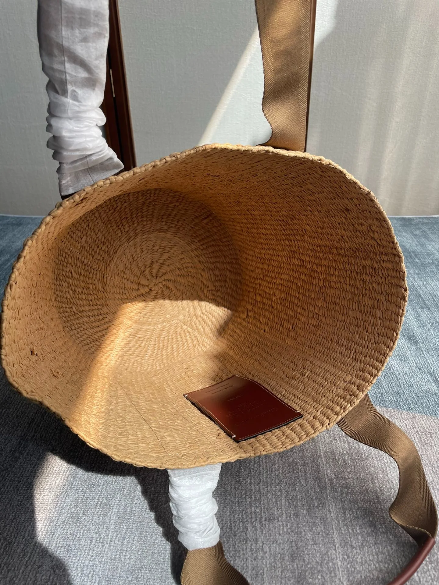 라피아 우디 토트백_1 상세