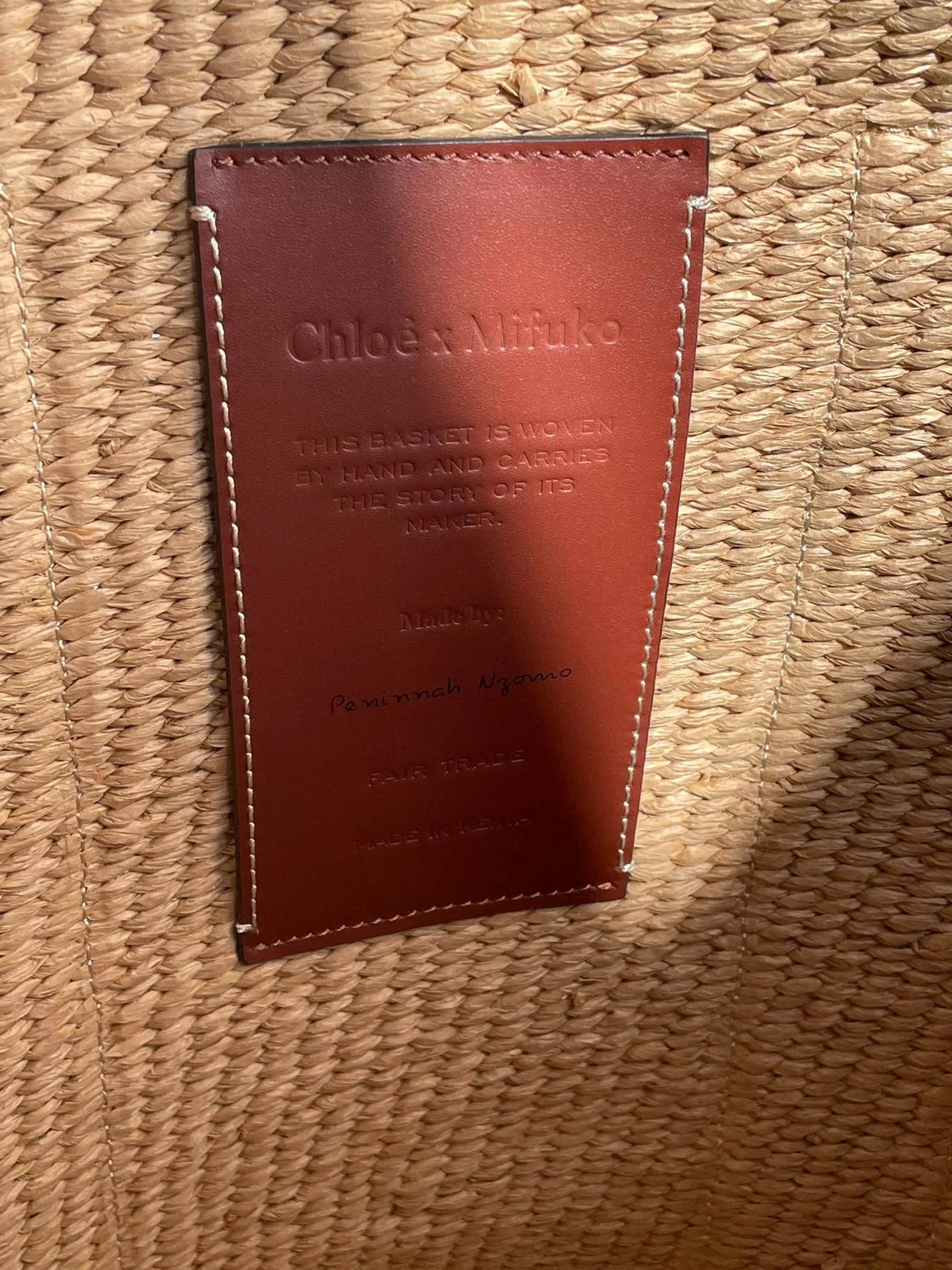 라피아 우디 토트백_2 상세