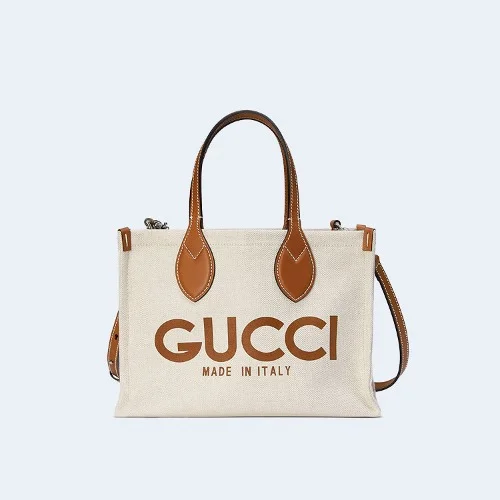 프린트 미니 토트백