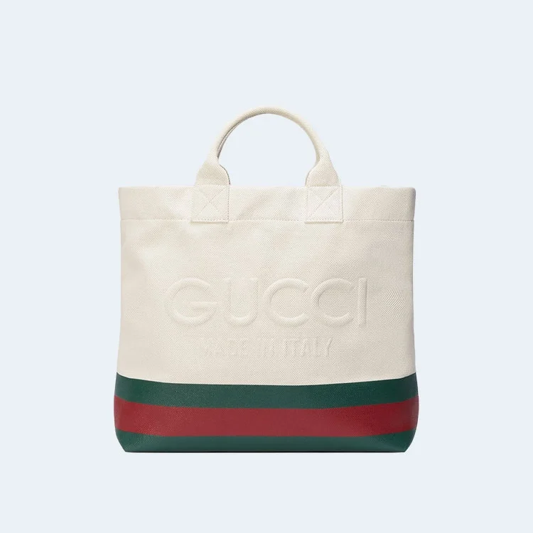 엠보스 디테일 캔버스 토트백 상세