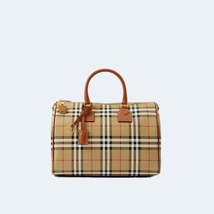 미디엄 체크 볼링백 상세